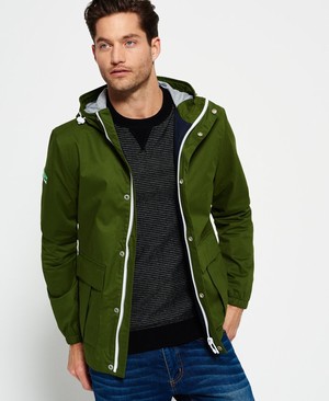 Superdry New York Harbour Férfi Kabát Zöld | KVMJQ4236